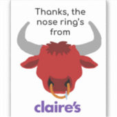 Minotaur Sticker (Voorkant)