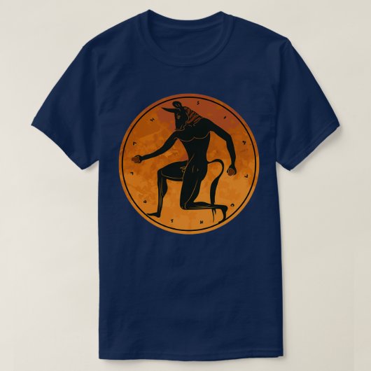 Minotaur The Glory of Ancient Greece T-shirt (Design voorkant)