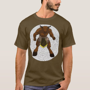 Minotaur voor een Maze T-shirt