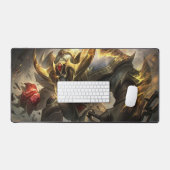 Minotaure - Deskmat | Mat de bureau personnalisabl (Clavier et souris)