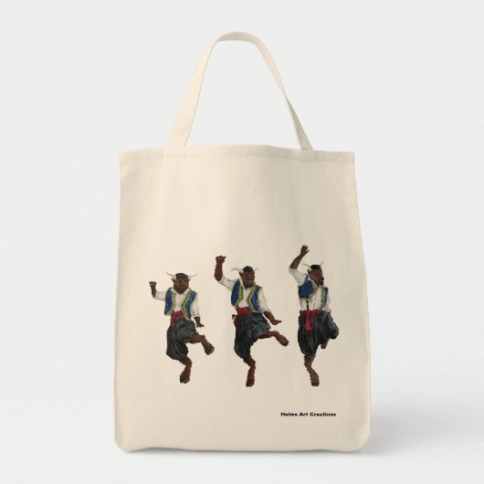 Minotaurus danst Canvas tas (Voorkant)