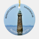 Minots Ledge Lighthouse Massachusetts Ornement (Devant)