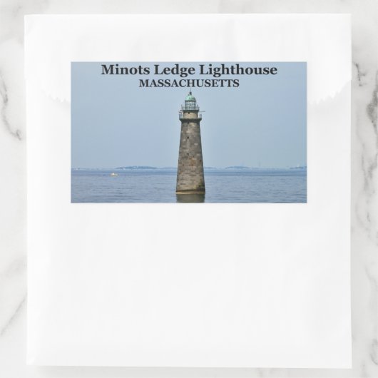 Minots Ledge Lighthouse, Stickers Massachusetts (Sac)