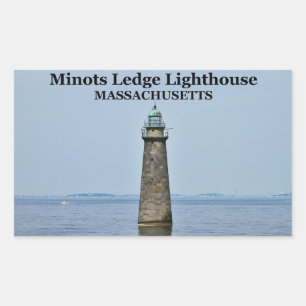 Minots Ledge Lighthouse, Stickers Massachusetts