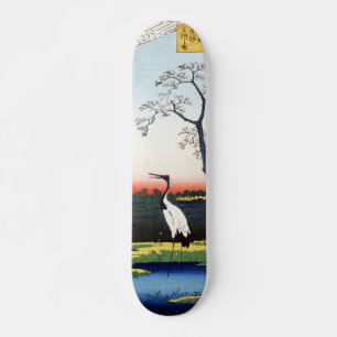 Minowa, Kanasugi, Mikawashima door Utagawa Hiroshi Skateboard
