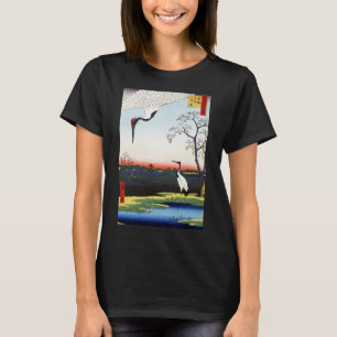 Minowa, Kanasugi, Mikawashima door Utagawa Hiroshi T-shirt
