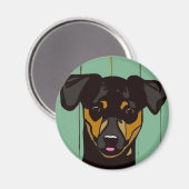 MinPin - Minature Pincher Magneet (Voorkant / Achterkant)