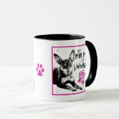 MinPin Valentijn Mok | Schattigee Min Pin-tekening (Voorkant rechts)