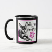 MinPin Valentine's Day Mug - Chien Valentine (Gauche)