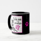 MinPin Valentine's Day Mug - Chien Valentine (Devant gauche)