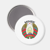 Minsk, Belarus Magneet (Voorkant / Achterkant)