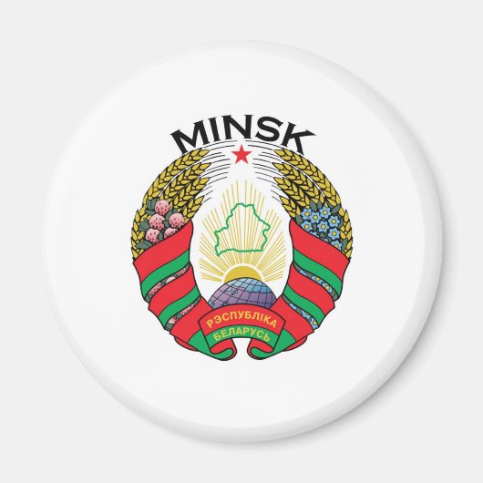 Minsk, Belarus Magneet (Voorkant)