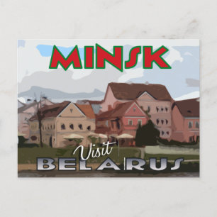 Minsk, carte postale de la série Visit Belarus