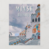 Minsk, Wit-Russische gastronomie Briefkaart (Voorkant)