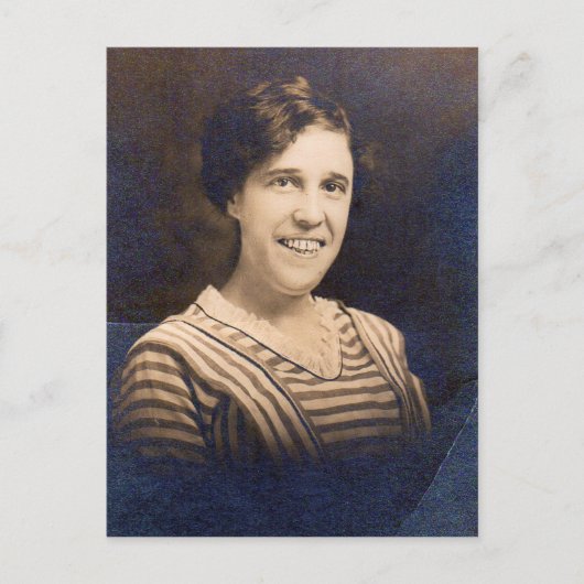 Minstens haar man hield van haar RPPC Briefkaart (Voorkant)