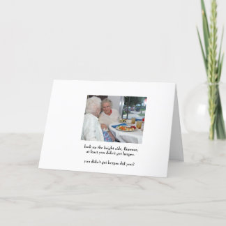 minstens kreeg u geen herpes kaart