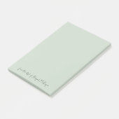 Mint 4x6 Van het Bureau van het Script Post-it® Notes (Schuin)