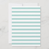 Mint Anchor Wedding Save the Date (Achterkant)