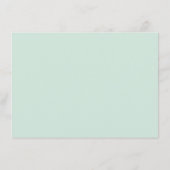  Mint Antiek Bloeiende Bruiloft Informatie Informatiekaartje (Achterkant)