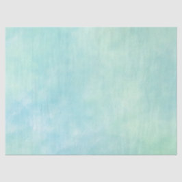 Mint Aqua Blue Tie Dye Waterverf Tissuepapier