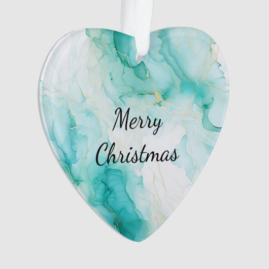 Mint Aqua Pearl Marbre or (devant)