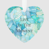 Mint Aqua Pearl Marbre or (devant)