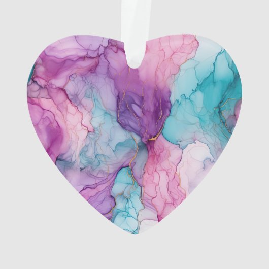 Mint Aqua Pearl Marbre or (dos)