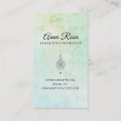 *~* Mint Aqua Reiki Energy Healing Nirvana Visitekaartje (Achterkant)