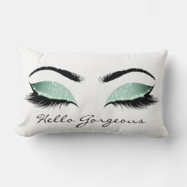 Mint Aqua Tiffany Makeup Lashes Hallo Prachtige Kussen