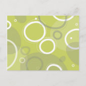 Mint atoomAbstract Briefkaart (Voorkant)