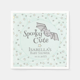 Mint Batty, Stars & Moons Spooky Schattige Servet
