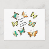 Mint Be Your Own Beautiful Butterflies Briefkaart (Voorkant)