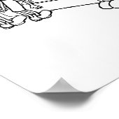 Mint Bed Poster (Hoek)