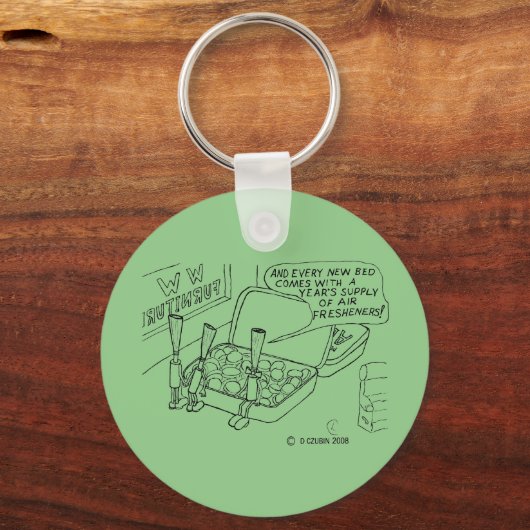 Mint Bed Sleutelhanger (Achterkant)