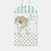 MINT BISQUE STIPPEN STREPEN Gift Labels Cadeaulabel (Achterkant)