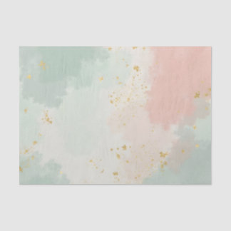 Mint Blush Roze Abstract Populaire Collectie Tissuepapier