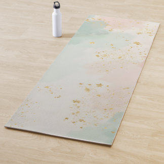 Mint Blush Roze Abstract Populaire Collectie Yogamat