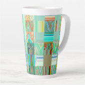 Mint Bohême Latte Mug (Angle droit)