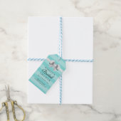 Mint Bride & Co. Bridal Shower Invitation Cadeaulabel (Met Touw)