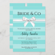 Mint Bride & Co. Bridal Shower Invitation