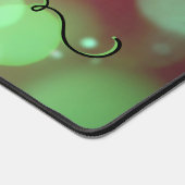 Mint & Burgundy Bokeh (Coin)