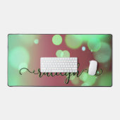 Mint & Burgundy Bokeh (Clavier et souris)