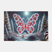 Mint Butterfly Doormat Deurmat (Voorkant)