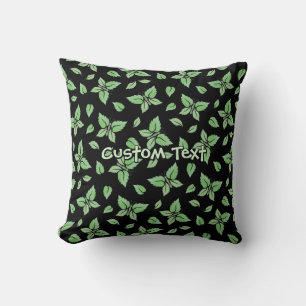 Mint Butterfly Patroon Kussen