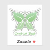 Mint Butterfly Sticker (Vel)