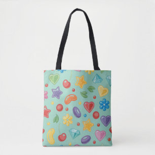 “Mint Candy Star Boodschappentas Draagtas