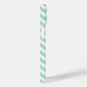 Mint Chevron Monogram Case-Mate iPhone Case (Achterkant / Rechts)