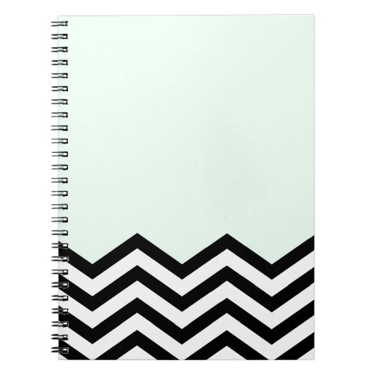 Mint Chevron Piece Notitieboek (Voorkant)