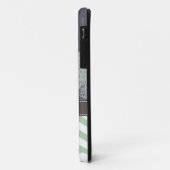 Mint Chevron Stripes Case-Mate iPhone Case (Achterkant/links)