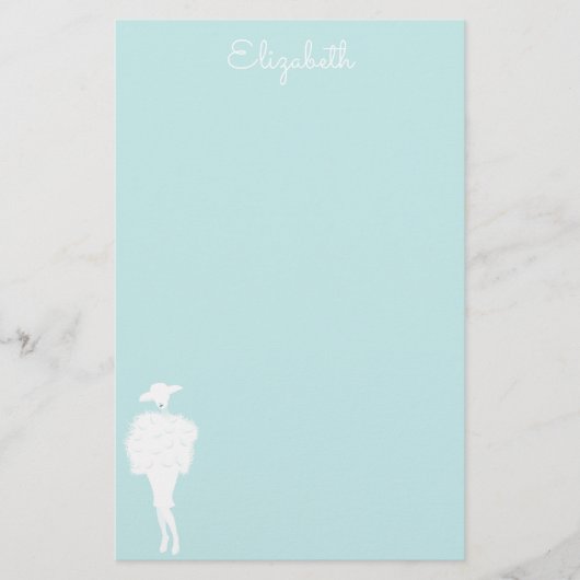 Mint Chic Mode Lady Papier (Voorkant)